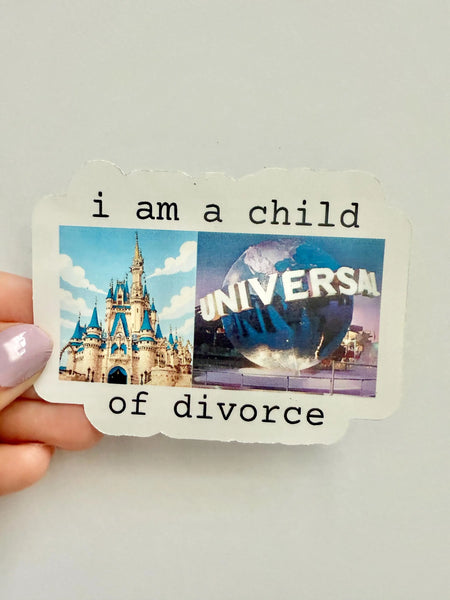 Disney Universal Divorce Sticker
