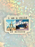 Disney Universal Divorce Sticker