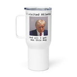 Atlanta mug shot Travel mug with a handle