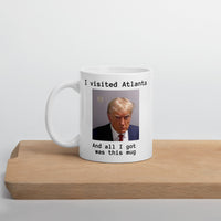 Atlanta mugshot White glossy mug