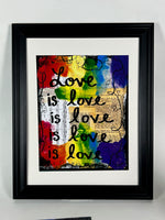 LGBTQ "Love is love" - ART