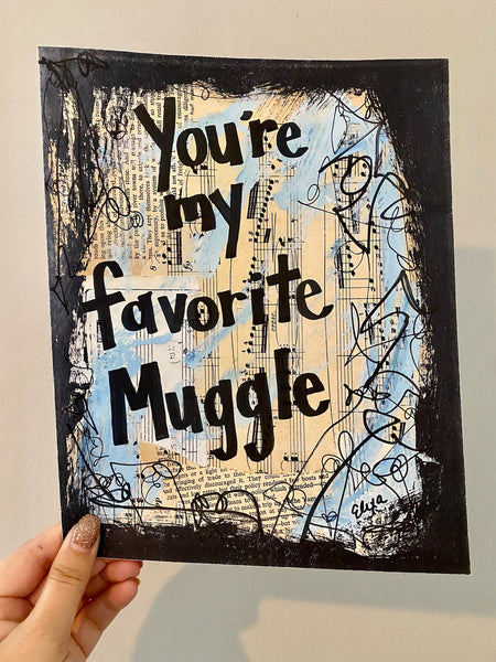 HARRY POTTER "You're my favorite muggle" - CANVAS