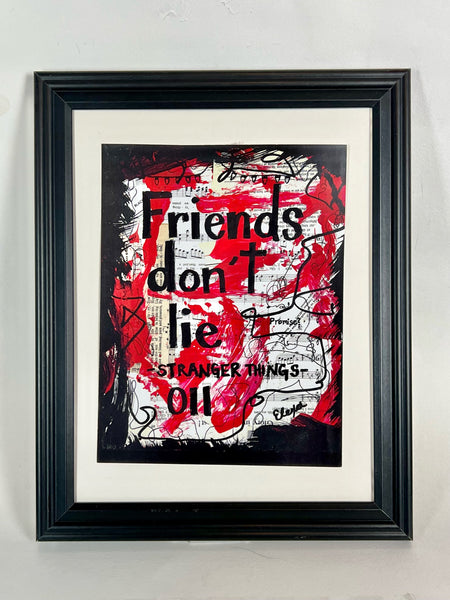 STRANGER THINGS "Friends don't lie" - ART