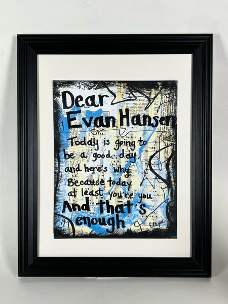 DEAR EVAN HANSEN "Today is going to be a good day" - ART