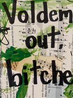 HARRY POTTER "Voldemort out, bitches" - CANVAS