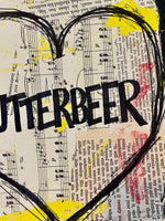 HARRY POTTER "I Love Butterbeer" - ART PRINT