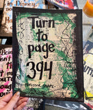 HARRY POTTER "Turn to page 394" - CANVAS