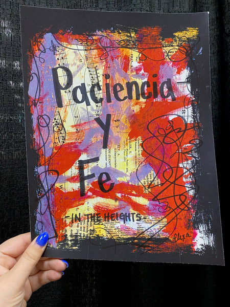 IN THE HEIGHTS "Paciencia y Fe" - ART PRINT