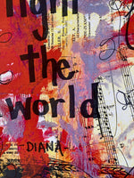 DIANA "I'll light the world" - CANVA
