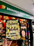THE LION KING "Hakuna Matata" - CANVAS