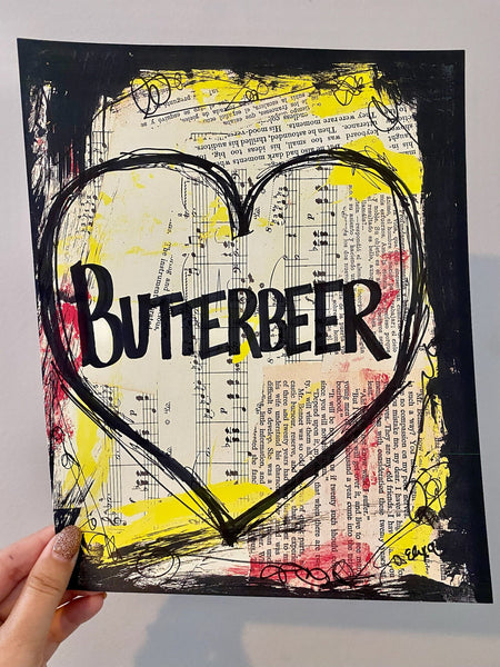 HARRY POTTER "I Love Butterbeer" - CANVAS