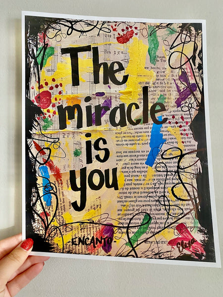ENCANTO "The miracle is you" - CANVAS