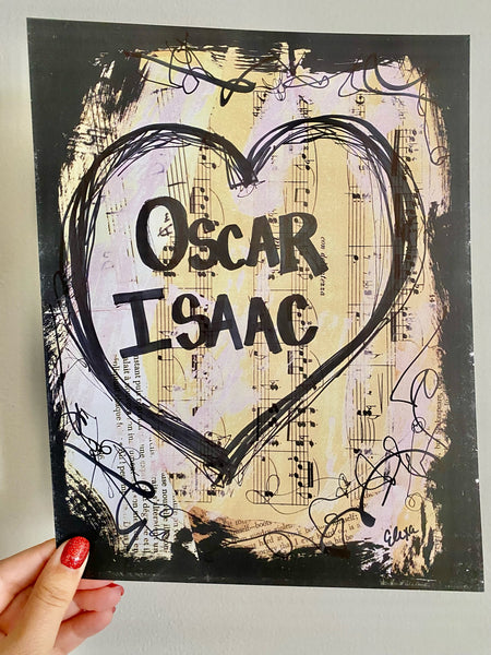 OSCAR ISAAC "Heart Oscar Isaac" - ART