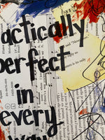 MARY POPPINS "Practically perfect in every way" - ART PRINT