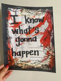 TOOTSIE "I know what's gonna happen" - ART PRINT
