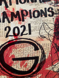 UGA "National Champions 2021" - CANVAS