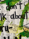 ENCANTO "We don't talk about Bruno no no" - CANVAS