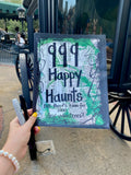 DISNEY WORLD "999 happy haunts but there's room for 1000. Any volunteers?" - ART PRINT