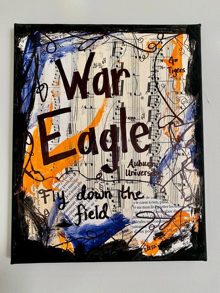 AUBURN UNIVERSITY "War Eagle" - CANVAS