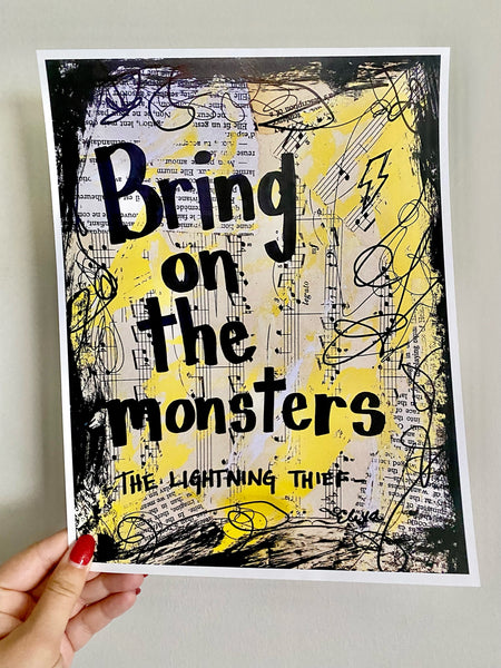 THE LIGHTNING THIEF "Bring On The Monsters" - ART