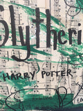 HARRY POTTER "Slytherin" - CANVAS