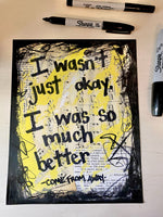 COME FROM AWAY "I wasn't just okay. I was so much better." - CANVAS