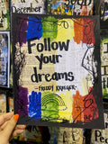 FREDDY KRUEGER "Follow Your Dreams" - ART PRINT