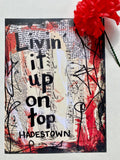 HADESTOWN "Livin' it up on top" - ART