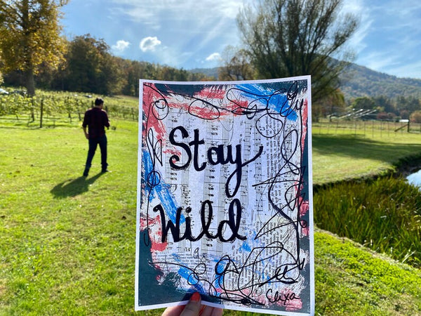 NATURE "Stay wild" - ART PRINT