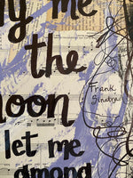 FRANK SINATRA "Fly me to the moon and let me play among the stars" - ART