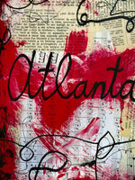 ATLANTA "Atlanta cursive" - CANVAS