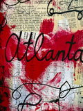 ATLANTA "Atlanta cursive" - CANVAS