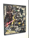 STAR WARS "The force is strong with this one" Comic Book - CANVAS