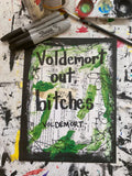 HARRY POTTER "Voldemort out, bitches" - ART