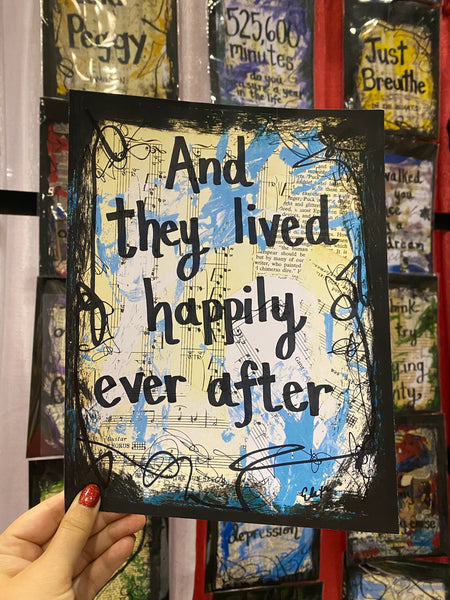 DISNEY "And they lived happily ever after" - CANVAS
