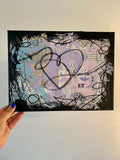 BTS - Love Yourself Heart Illustration - CANVAS