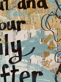 DISNEY WORLD "Reach out and find your happily ever after" - CANVAS