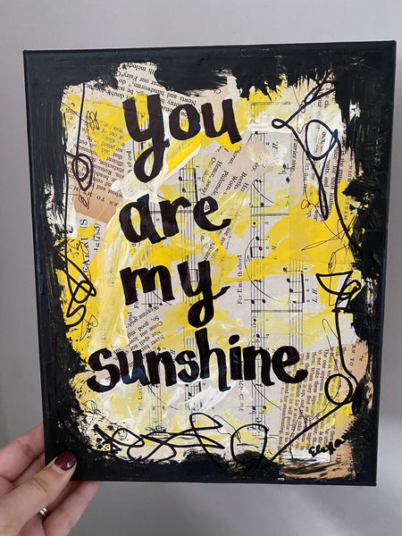 MUSIC "You are my sunshine" - CANVAS