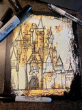 DISNEY WORLD - Cinderella's Castle Illustration - CANVAS