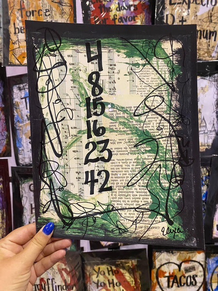 LOST "4 8 15 16 23 42" - CANVAS