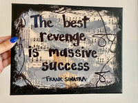 FRANK SINATRA "The best revenge is massive success" - ART