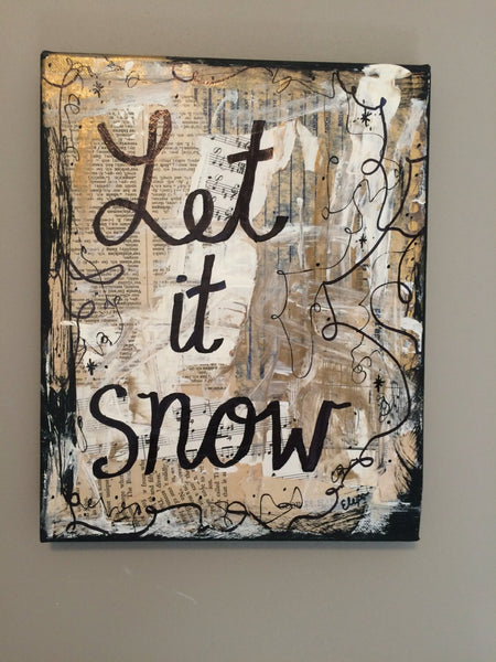 CHRISTMAS "Let is snow" - ART