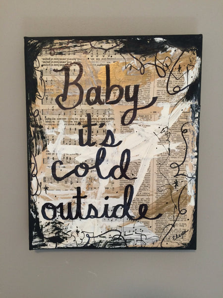 ELLA FITZGERALD "Baby it's cold outside" - CANVAS