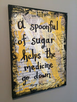 MARY POPPINS "A spoonful of sugar helps the medicine go down" - ART