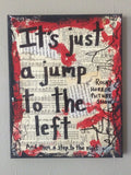 ROCKY HORROR PICTURE SHOW "It's just a jump to the left" - CANVAS