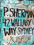 FINDING NEMO "P. Sherman 42 Wallaby Way Sydney" - ART PRINT
