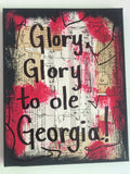 UNIVERSITY OF GEORGIA "Glory, glory to ole Georgia!" - CANVAS