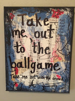 ATLANTA BRAVES "Take me out to the ball game" - ART