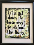 MULAN "Let's get down to business to defeat...The Huns" - ART