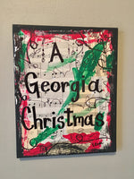 CHRISTMAS "A Georgia Christmas" - ART PRINT